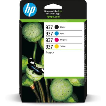 HP 937 4 Colour Ink Cartridge Multipack - (6C400NE)