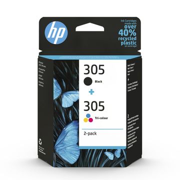 HP 305 Black & Tri-Colour Ink Multipack - (6ZD17AE) 
