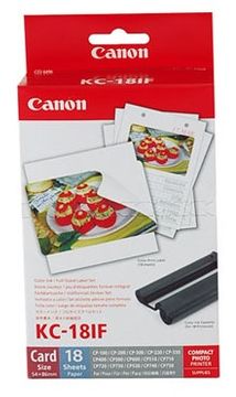 Canon KC-18IF Ink Cartridge & Label Photo Pack - (7741A001)
