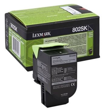 Lexmark 802SK Black Return Program Toner Cartridge - (80C2SK0)