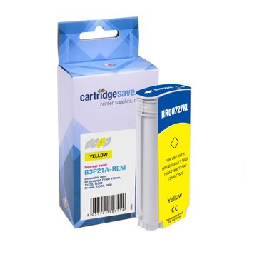 Compatible HP 727 High Capacity Yellow Ink Cartridge - (B3P21A)