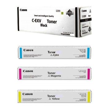 Canon C-EXV54 4 Colour Toner Cartridge Multipack (1394C002, 1395C002, 1396C002, 1397C002)