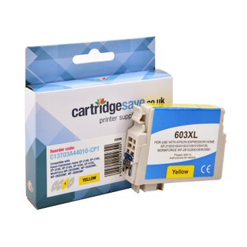 Compatible Epson 603XL Yellow Ink Cartridge - (C13T03A44010)