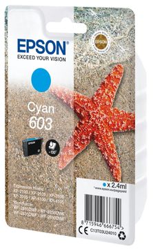 Epson 603 Cyan Ink Cartridge - (C13T03U24010)