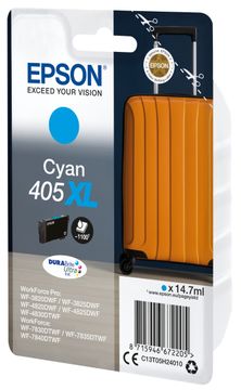 Epson 405XL High Capacity Cyan Ink Cartridge - (C13T05H24010)