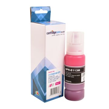 Compatible Epson 113 Magenta Ink Bottle - (C13T06B340)