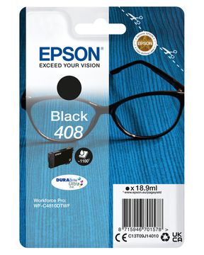 Epson DURABrite Ultra 408 Black Ink Cartridge - (C13T09J14010)
