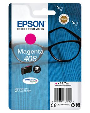 Epson DURABrite Ultra 408 Magenta Ink Cartridge - (C13T09J34010)