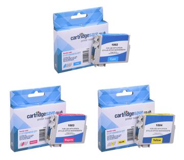Compatible Epson T1006 Multipack 3-Colour Ink Cartridge - (C13T100640 Rhino)