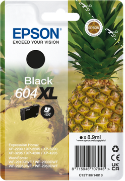 Epson 604XL High Capacity Black Ink Cartridge - (C13T10H14010 Pineapple)