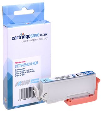 Compatible Epson 24 Light Cyan Ink Cartridge - (T2425 Elephant)