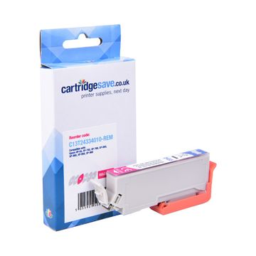 Compatible Epson 24XL High Capacity Magenta Ink Cartridge - (C13T24334010)