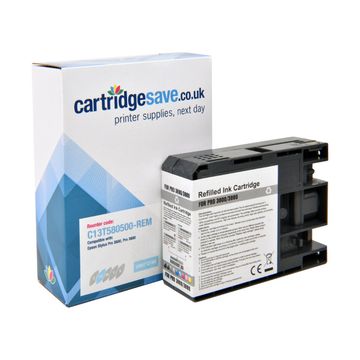 Compatible Epson T5805 Light Cyan Ink Cartridge - (C13T580500)