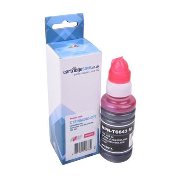 Compatible Epson 664 Magenta Ink Bottle - (T6643)