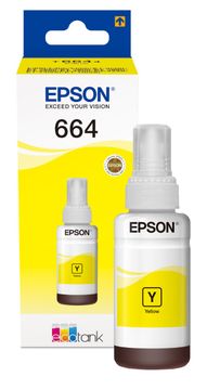 Epson 664 Yellow Ink Bottle - (T6644)