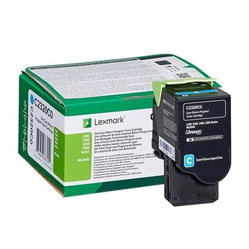 Lexmark C2320C0 Cyan Return Program Toner Cartridge