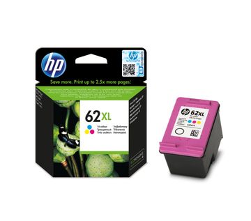 HP 62XL High Capacity Tri-Colour Ink Cartridge - (C2P07AE)