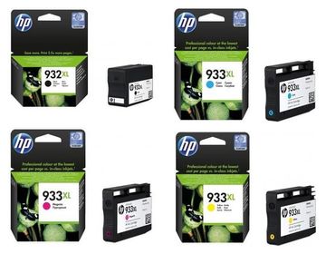 HP 932XL / HP 933XL High Capacity 4 Colour Ink Cartridge Multipack (C2P42AE)