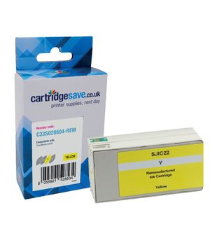 Compatible Epson SJIC22P(Y) Yellow Ink Cartridge - (C33S020604)