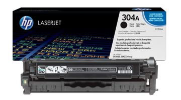 HP 304A Black Toner Cartridge - (CC530A)
