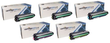 Compatible HP 650A 5 Colour Toner Cartridge Multipack