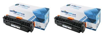 Compatible HP 305X High Capacity Black Toner Cartridge Twin Pack - (CE410XD)
