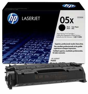HP 05X High Capacity Black Toner Cartridge - (CE505X)