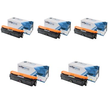 Compatible HP 307A 5 Colour Toner Cartridge Multipack