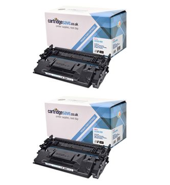 Compatible HP 26X High Capacity Black Toner Cartridge Twin Pack (CF226XD)