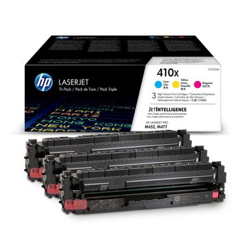 HP 410X 3 Colour High Capacity Toner Cartridge Multipack (CF252XM)