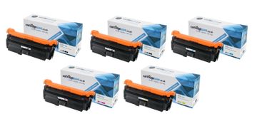 Compatible HP CF3 5 Colour Toner Cartridge Multipack