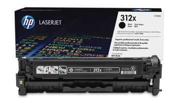 HP 312X High Capacity Black Toner Cartridge - (CF380X)
