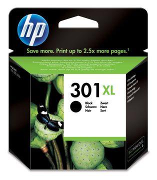 HP 301XL High Capacity Black Ink Cartridge - (CH563EE)
