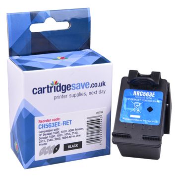Compatible HP 301XL High Capacity Black Ink Cartridge - (CH563EE)