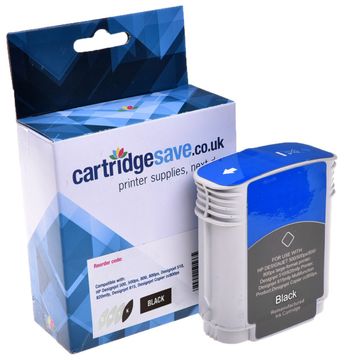Compatible HP 82 High Capacity Black Ink Cartridge - (CH565A)