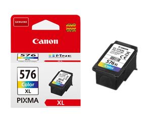 Canon CL-576XL Tri-Colour High Capacity Ink Cartridge - (5441C001)