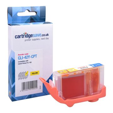 Compatible Canon CLI-42Y Yellow Ink Cartridge - (6387B001)