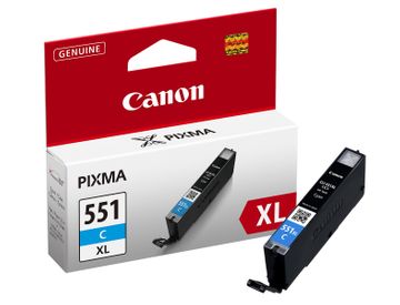 CLI-551CXL High Capacity Cyan Canon Ink Cartridge - (6444B001)