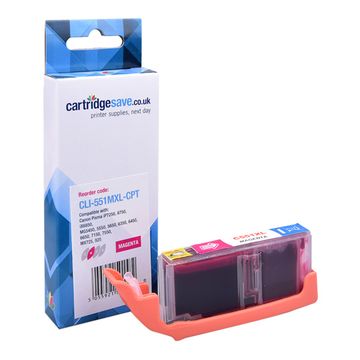 Compatible Canon CLI-551MXL High Capacity Magenta Printer Cartridge - (6445B001)