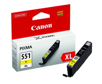 Canon CLI-551YXL High Capacity Yellow Ink Cartridge - (6446B001)