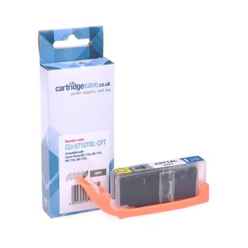 Compatible Canon CLI-571GYXL High Capacity Grey Printer Cartridge