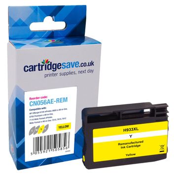 Compatible HP 933XL High Capacity Yellow Ink Cartridge - (CN056AE)