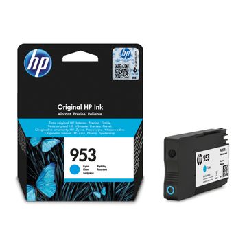 HP 953 Cyan Ink Cartridge - (F6U12AE)