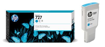 HP 727 Extra High Capacity Cyan Ink Cartridge - (F9J76A)