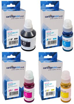 Compatible Canon GI-51 4 Colour Ink Bottle Multipack