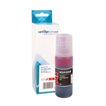 Compatible Canon GI-53R Red Ink Bottle - (4717C001)