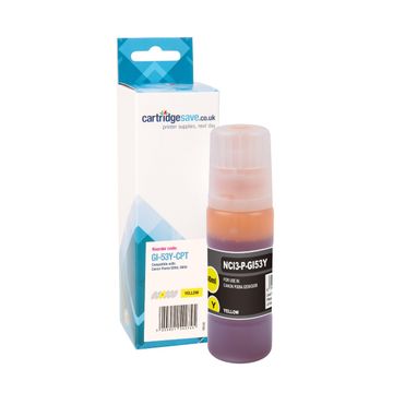 Compatible Canon GI-53Y Yellow Ink Bottle - (4690C001)