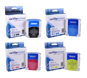 Compatible HP 10 / HP 11 4 Colour Ink Cartridge Multipack