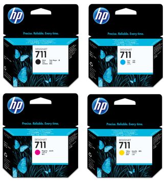 HP 711 High Capacity 4 Colour Ink Cartridge Multipack