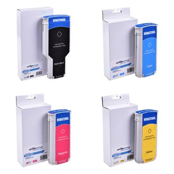 Compatible HP 728 4 Colour High Capacity Ink Cartridge Multipack